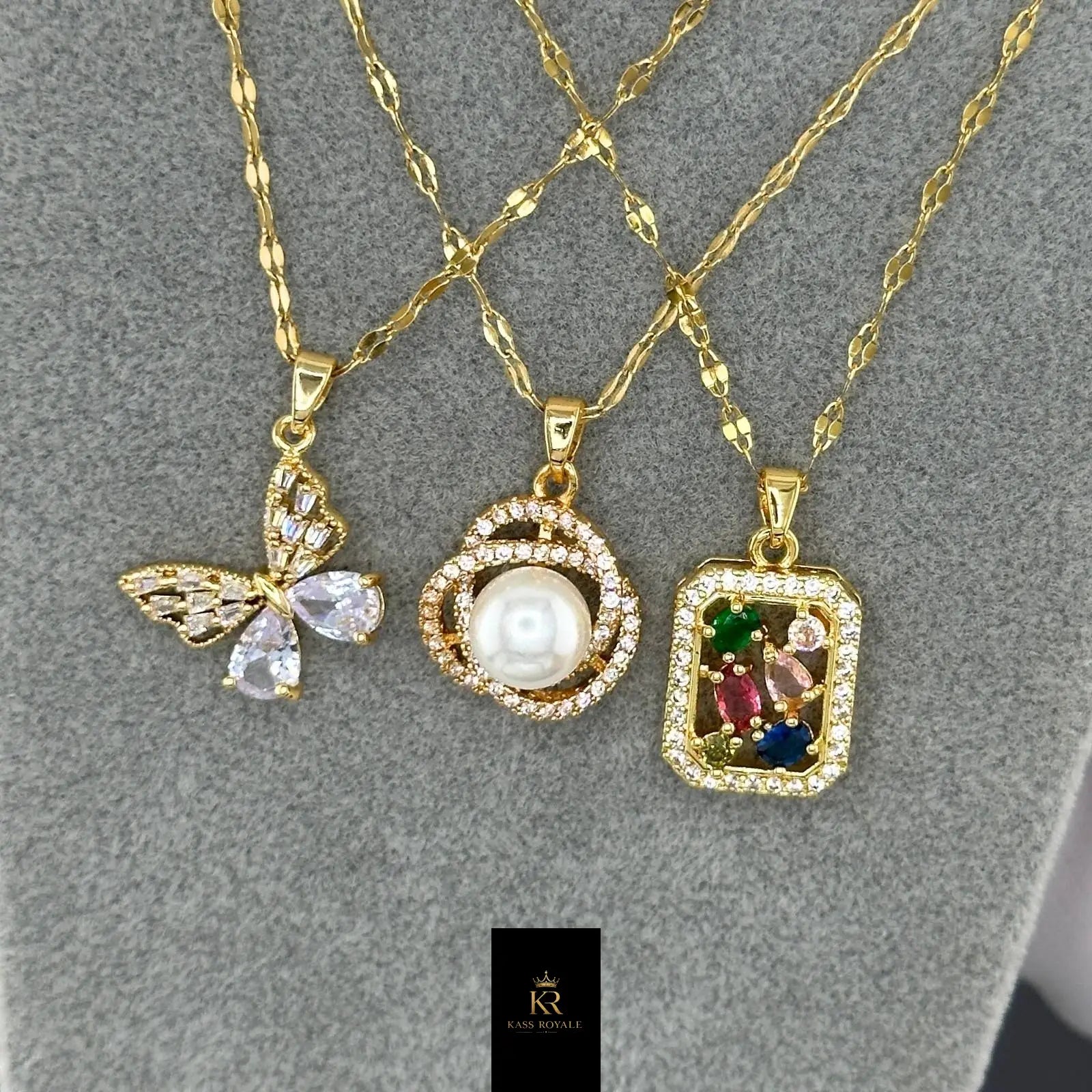 Colar Psyché — Banho de Ouro 18K Kass Royale