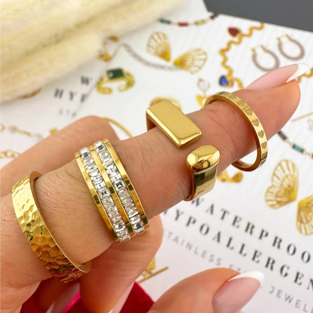 Anel Signature — Banho de Ouro 18K Kass Royale