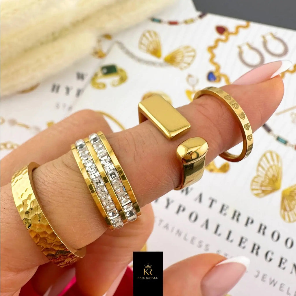 Anel Épure — Banho de Ouro 18K Kass Royale