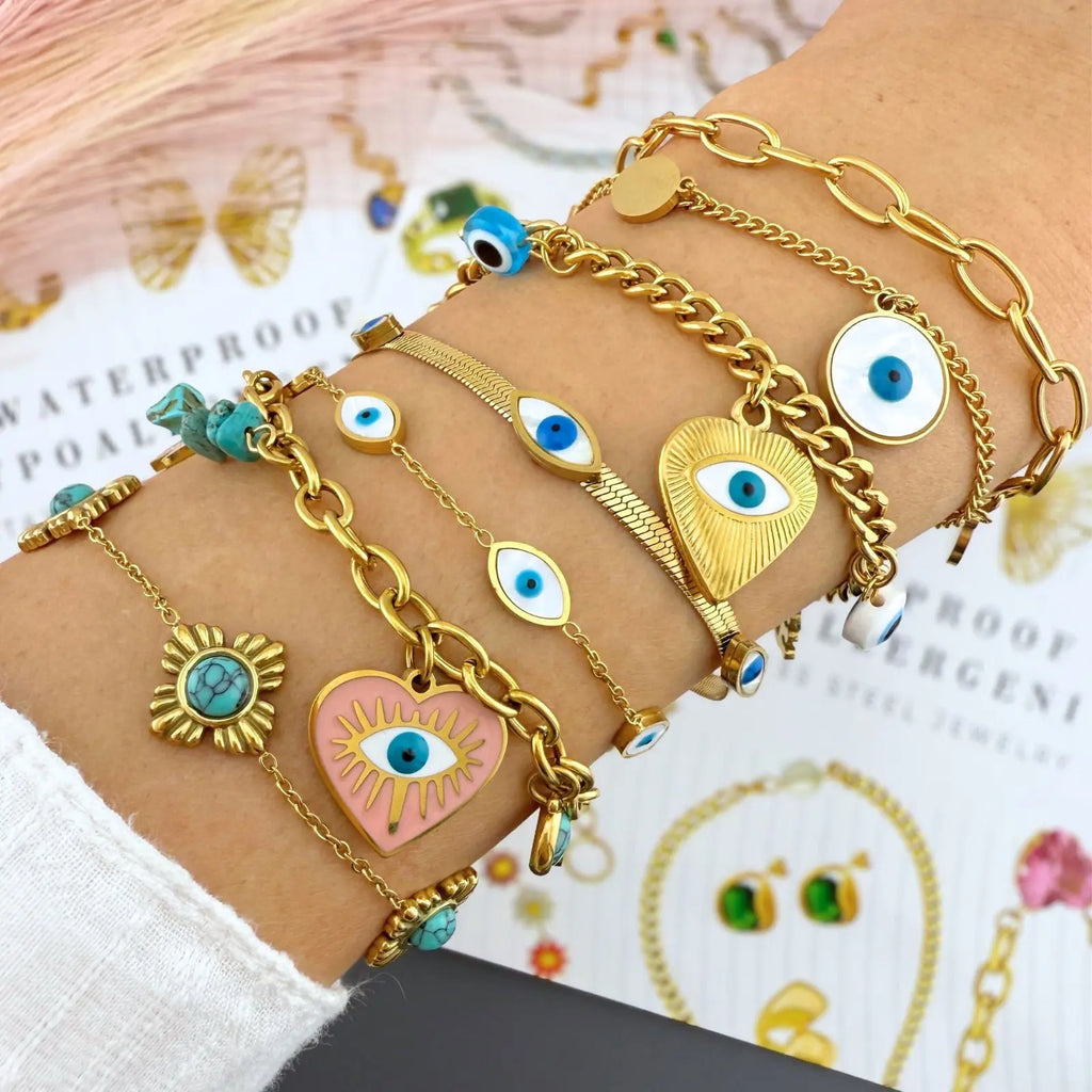 Pulseira Talisman — Evil Eye · Ouro 18K Kass Royale