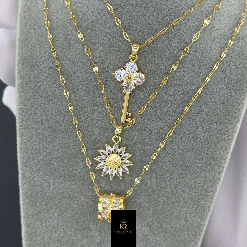 Colar Intemporel — Banho de Ouro 18K Kass Royale
