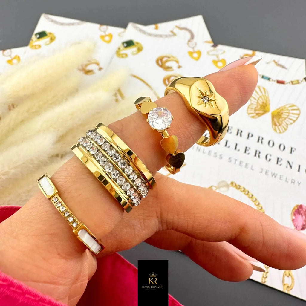 Anel Amour — Banho de Ouro 18K Kass Royale