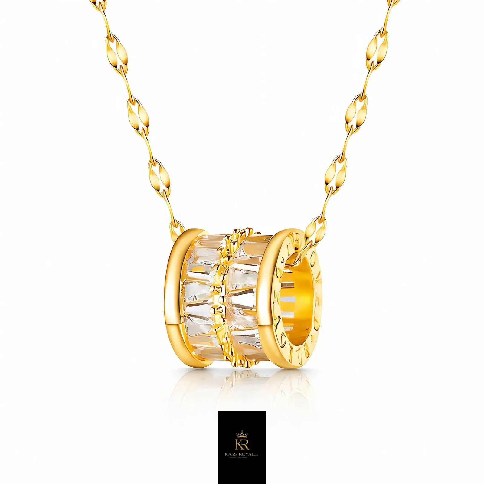 Colar Intemporel — Banho de Ouro 18K Kass Royale