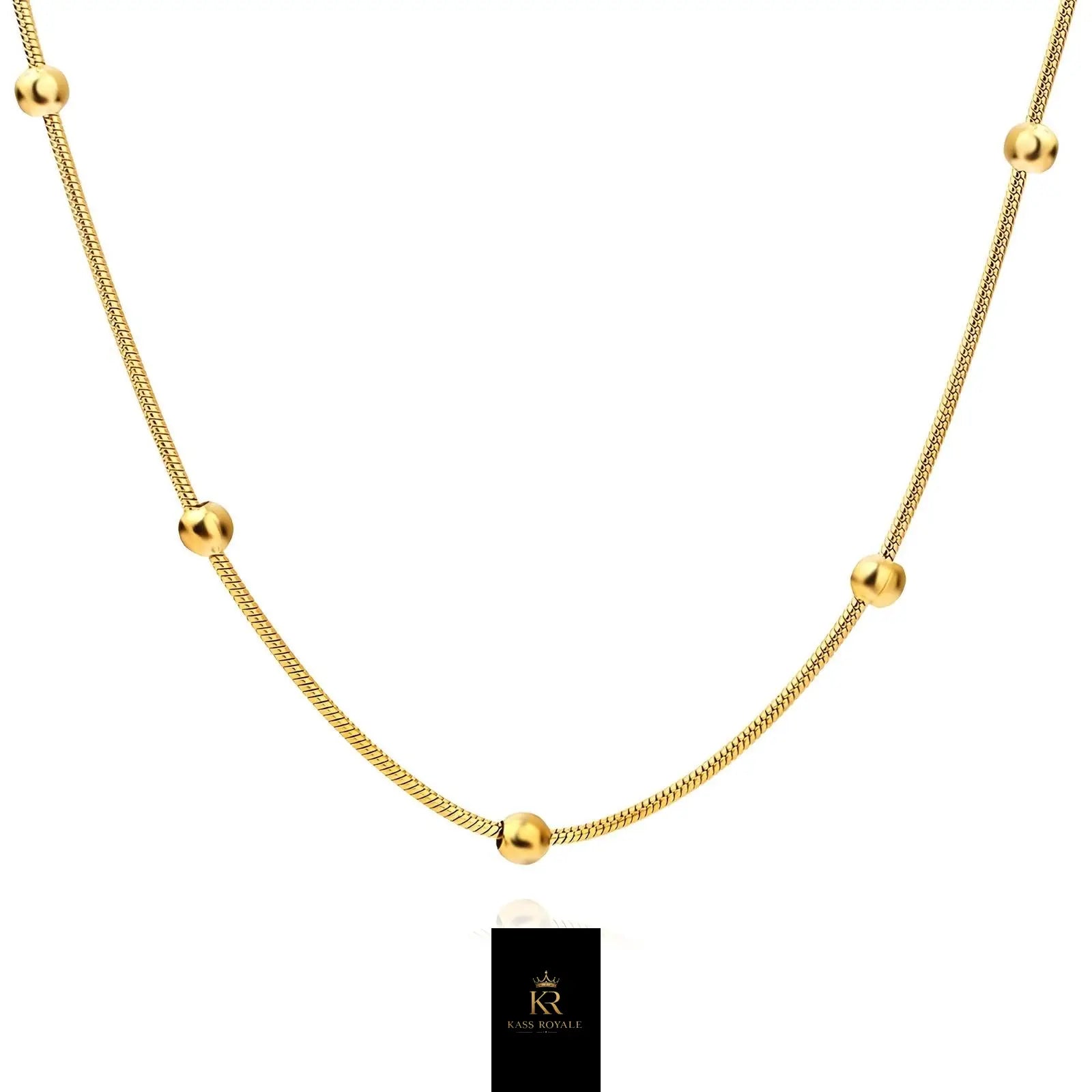 Colar Iconique — Banho de Ouro 18K Kass Royale