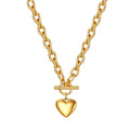 Colar Amour — Pendente Coração · Ouro 18K