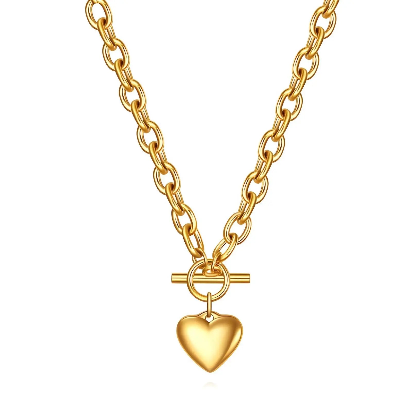 Colar Amour — Pendente Coração · Ouro 18K