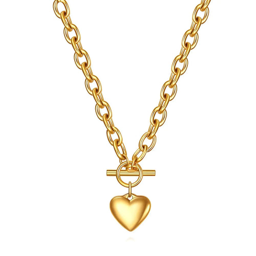 Colar Amour — Pendente Coração · Ouro 18K