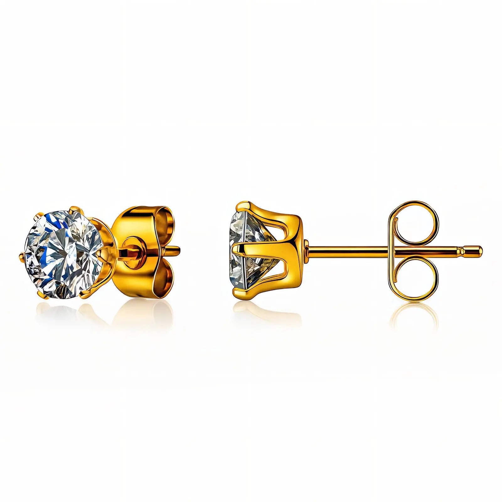 Brincos Allure — Banho de Ouro 18K Kass Royale