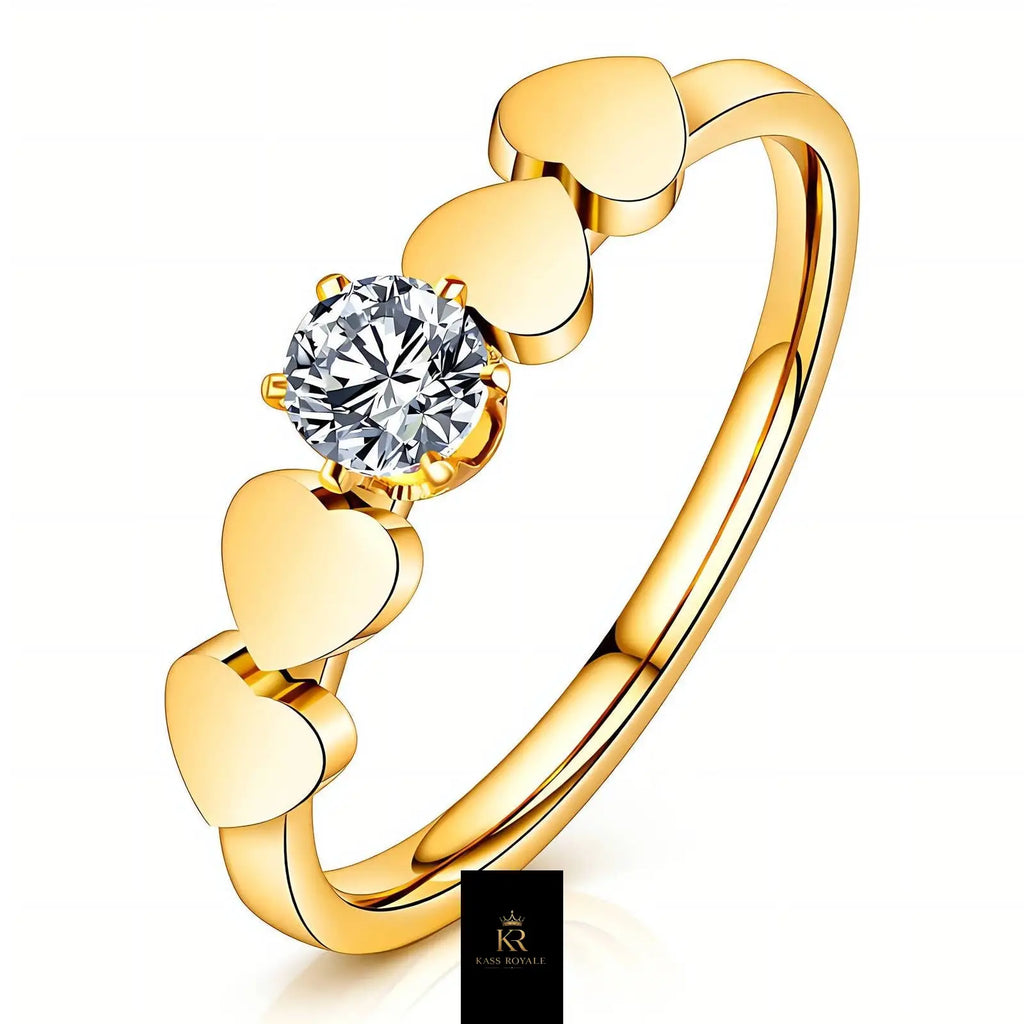 Anel Amour — Banho de Ouro 18K Kass Royale