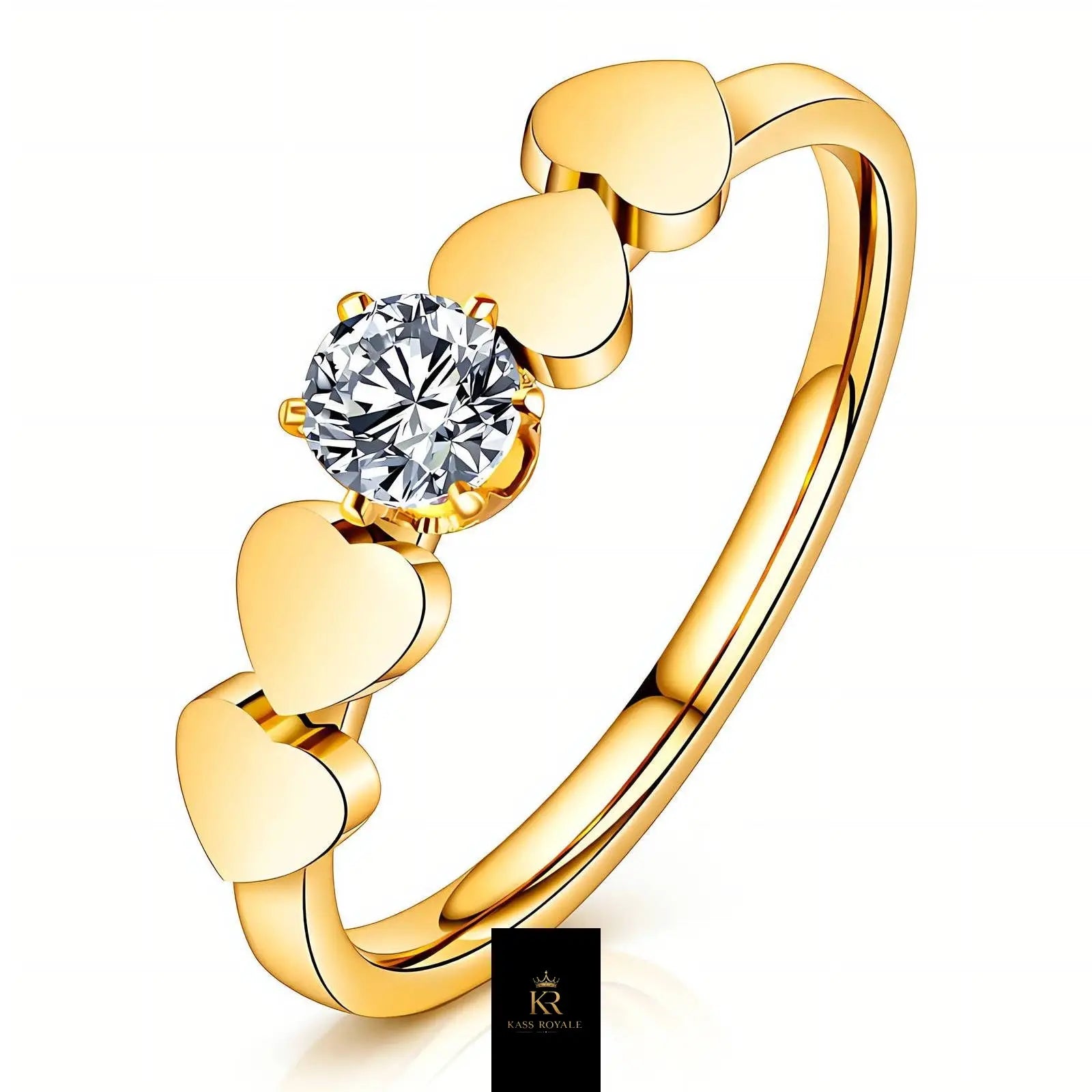Anel Amour — Banho de Ouro 18K Kass Royale