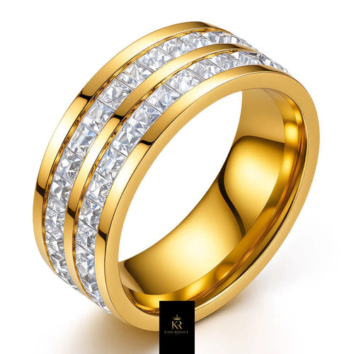 Anel Nude — Banho de Ouro 18K — Kass Royal (vista 2)