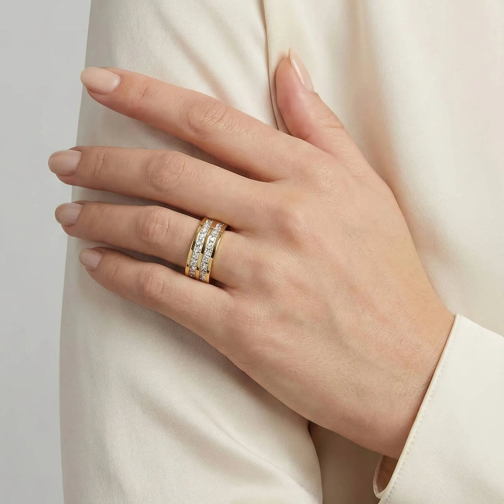 Anel Signature — Banho de Ouro 18K Kass Royale