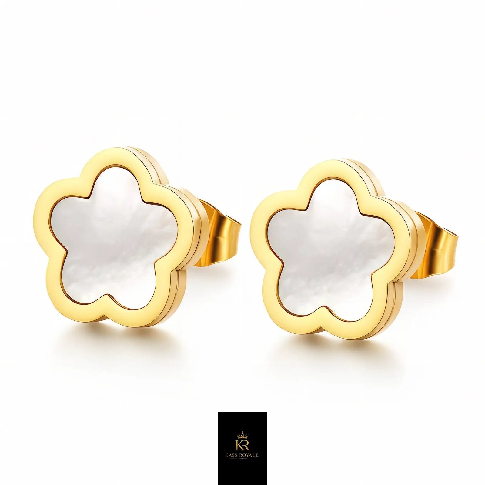 Brincos Bouquet — Banho de Ouro 18K Kass Royale