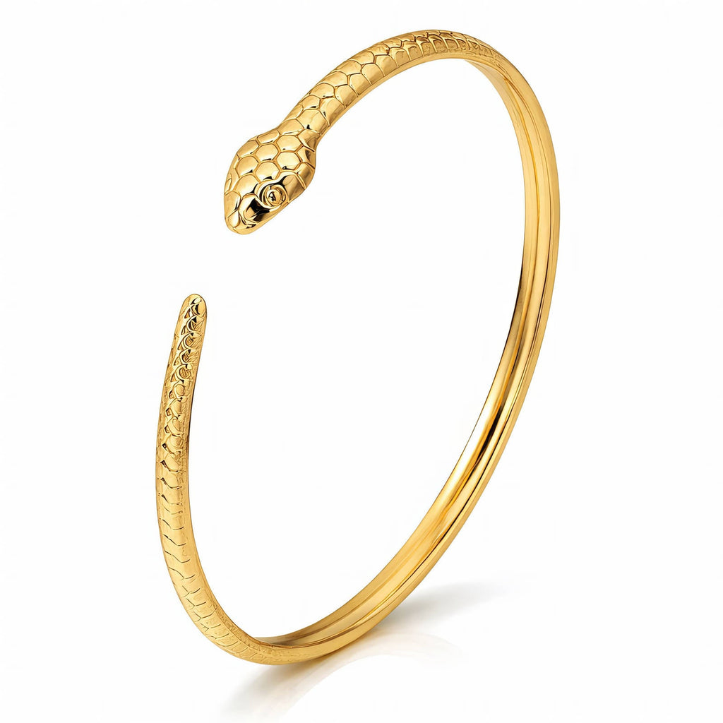 Pulseira Cobra — Banho de Ouro 18K Kass Royal Kass Royal Pulseiras Kass Royal