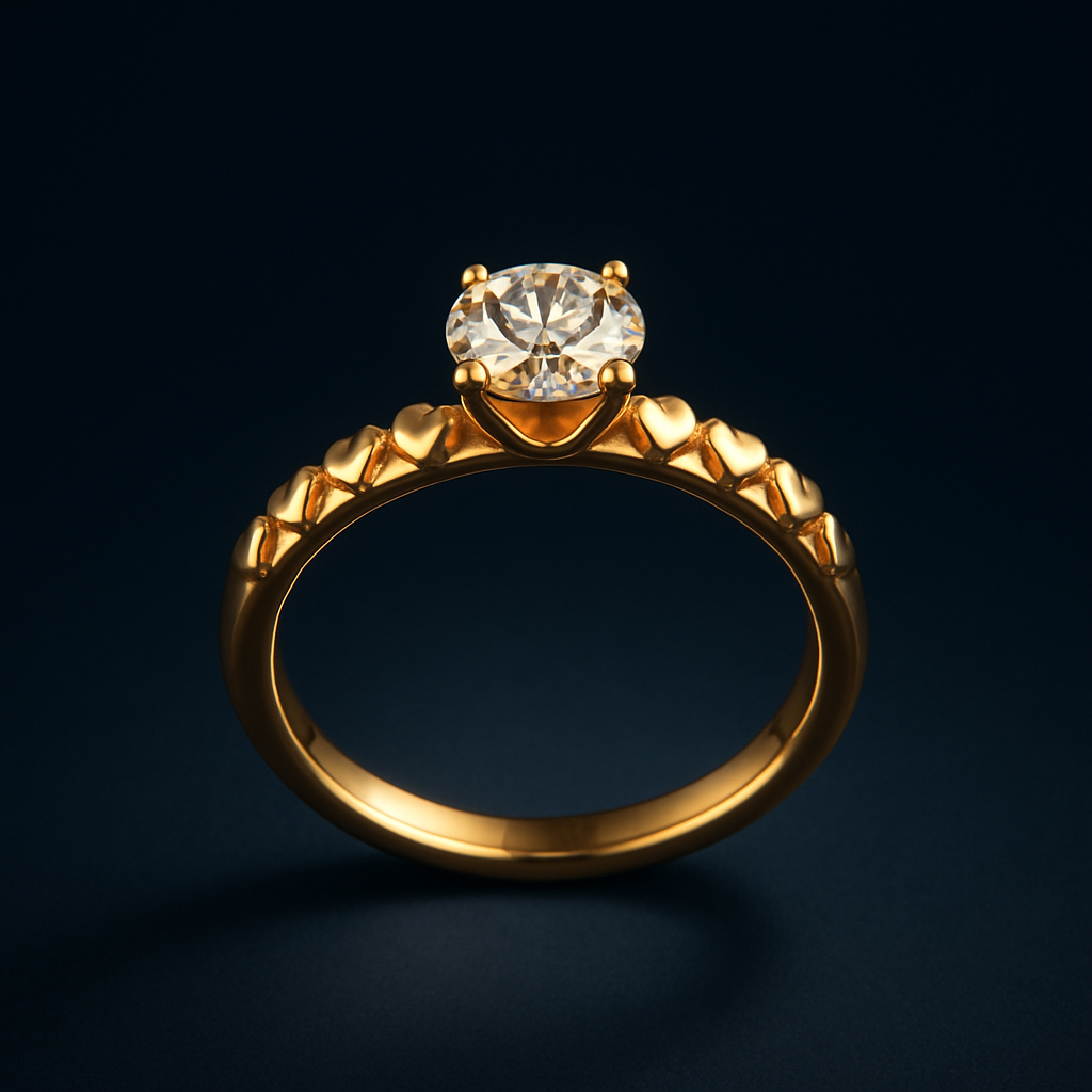 Anel Amour — Banho de Ouro 18K