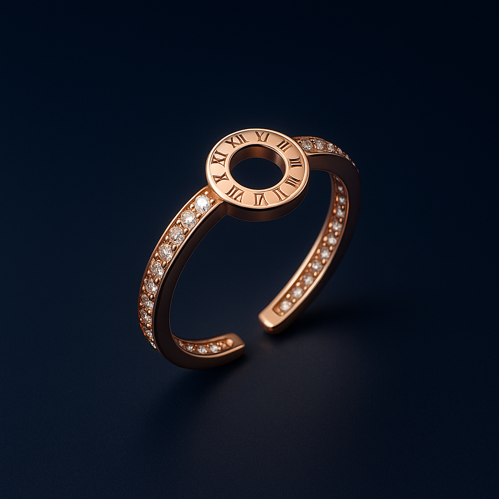 Anel Cosmos — Banho de Ouro 18K