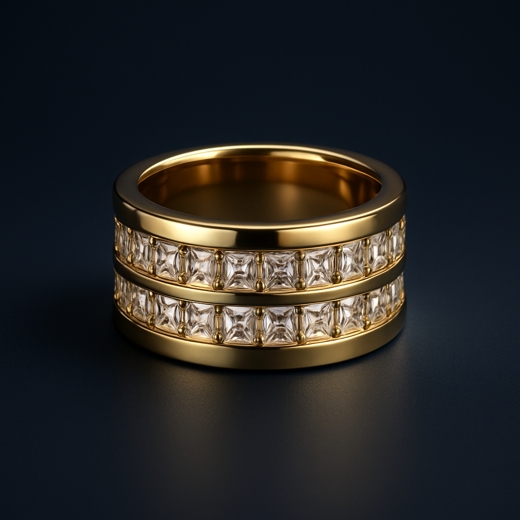 Anel Nude — Banho de Ouro 18K