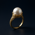 Anel Perle — Banho de Ouro 18K