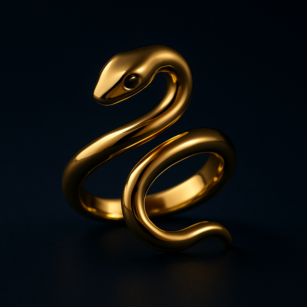 Anel Venin — Banho de Ouro 18K