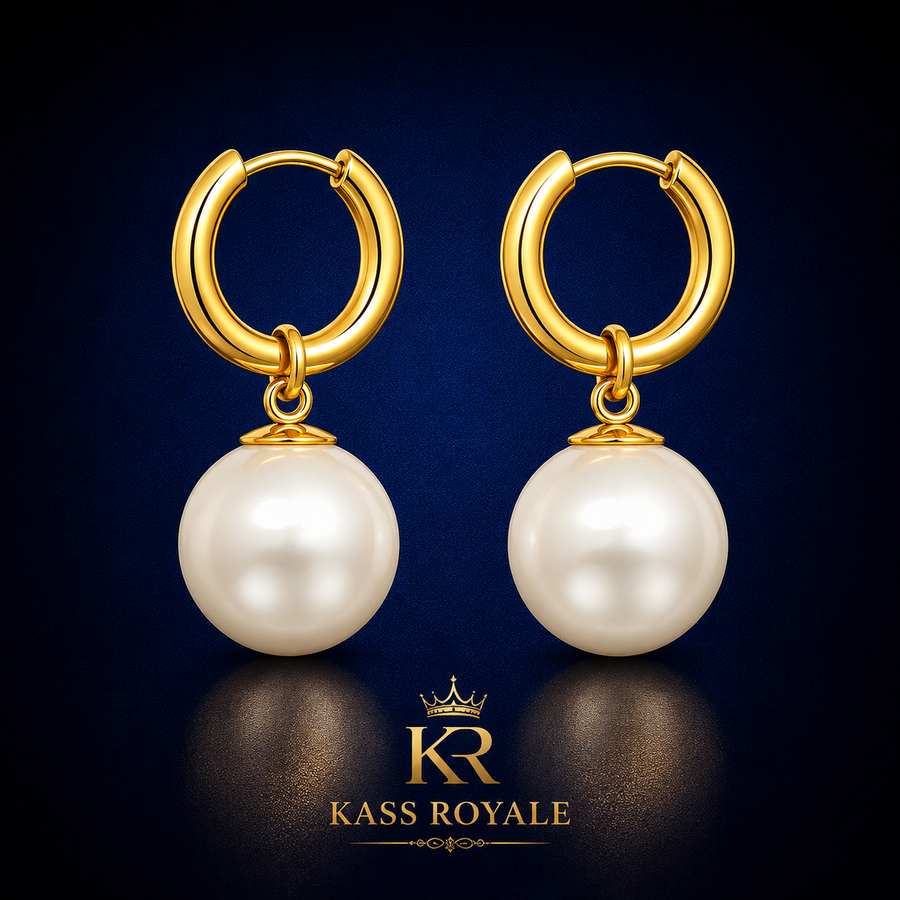 Brincos Opaline — Banho de Ouro 18K — Kass Royal