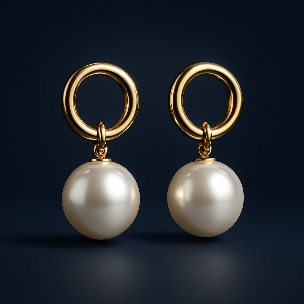 Brincos Opaline — Banho de Ouro 18K