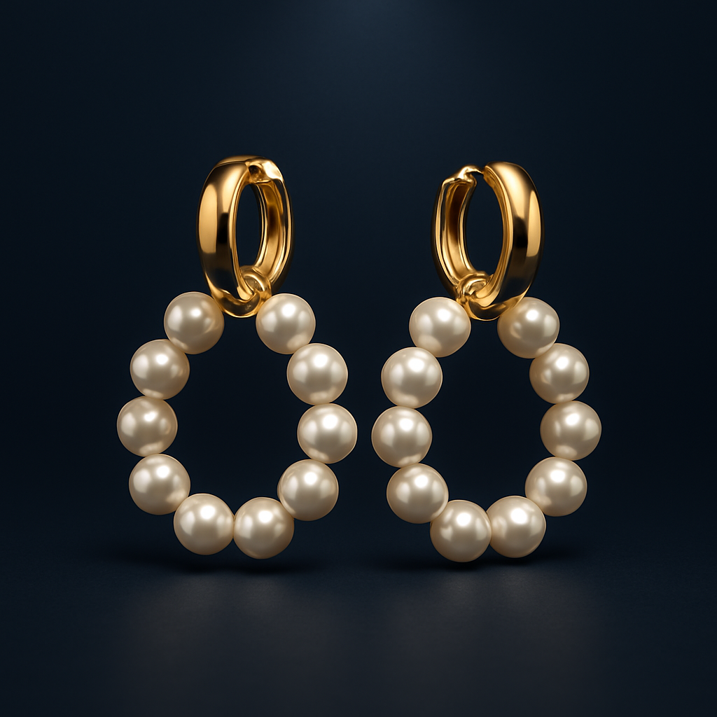 Brincos Lustre — Banho de Ouro 18K