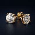 Brincos Nude — Banho de Ouro 18K