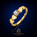 Anel Amour — Banho de Ouro 18K