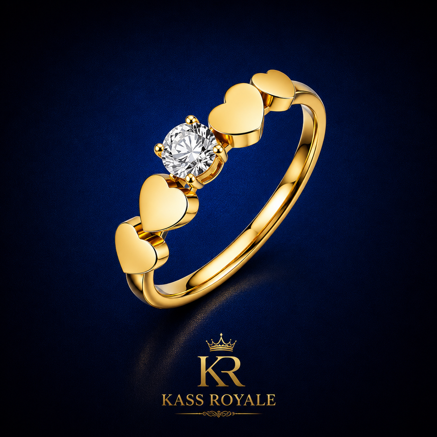 Anel Amour — Banho de Ouro 18K — Kass Royal