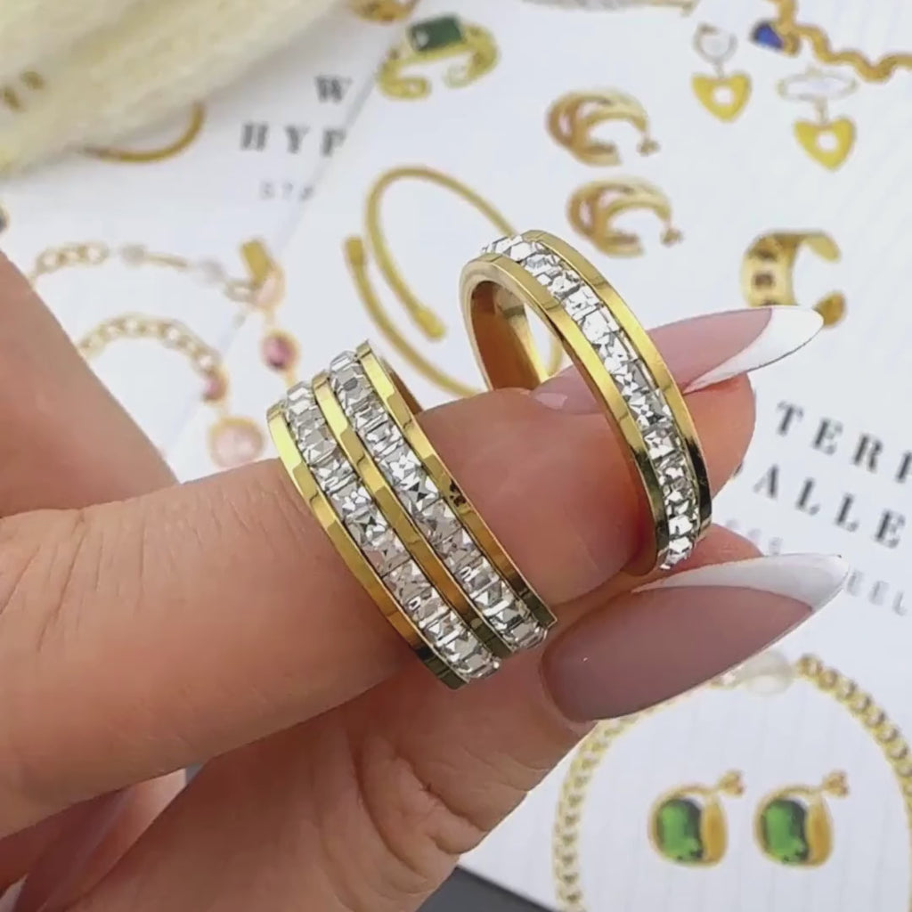 Anel Signature — Banho de Ouro 18K