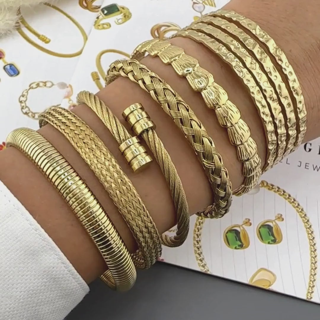 Pulseira Fil d'Or — Banho de Ouro 18K