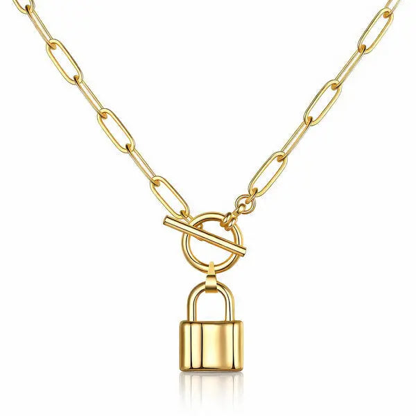 Colar Verrou — Pendente Cadeado · Ouro 18K Kass Royale